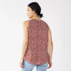 Women's Sonoma Goods For Life® V-Neck Tank 42 Women's Sonoma Goods For Life® V-Neck Tank -True Fit Shop 5297402 ALT