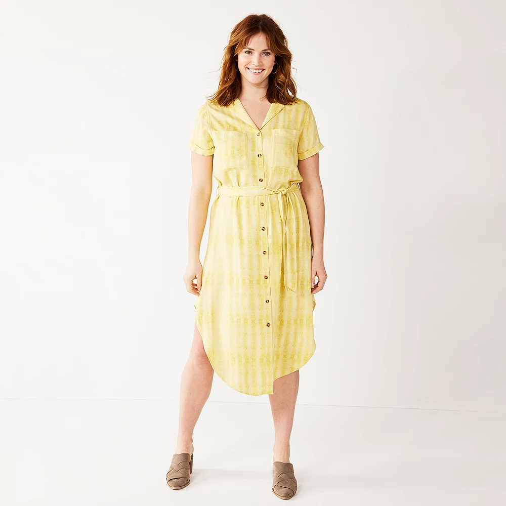 Petite Sonoma Goods For Life® Midi Shirtdress 1 Petite Sonoma Goods For Life® Midi Shirtdress