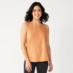 Women's Sonoma Goods For Life® High-Neck Tank 30 Women's Sonoma Goods For Life® High-Neck Tank -True Fit Shop 5467284 Brown Peach Stripe