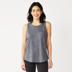 Women's Sonoma Goods For Life® High-Neck Tank 33 Women's Sonoma Goods For Life® High-Neck Tank -True Fit Shop 5467284 Gray