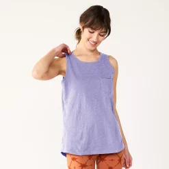 Women's Sonoma Goods For Life® High-Neck Tank 45 Women's Sonoma Goods For Life® High-Neck Tank -True Fit Shop 5467284 Leland Purple