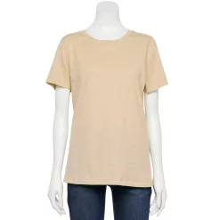 Women's Sonoma Goods For Life® Crewneck Tee 113 Women's Sonoma Goods For Life® Crewneck Tee -True Fit Shop 5484998 Beige