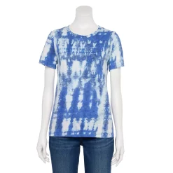 Women's Sonoma Goods For Life® Crewneck Tee 87 Women's Sonoma Goods For Life® Crewneck Tee -True Fit Shop 5484998 Indigo Tie Dye