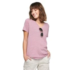 Women's Sonoma Goods For Life® Everyday V-Neck Tee 140 Women's Sonoma Goods For Life® Everyday V-Neck Tee -True Fit Shop 5485729 Dusty Purple