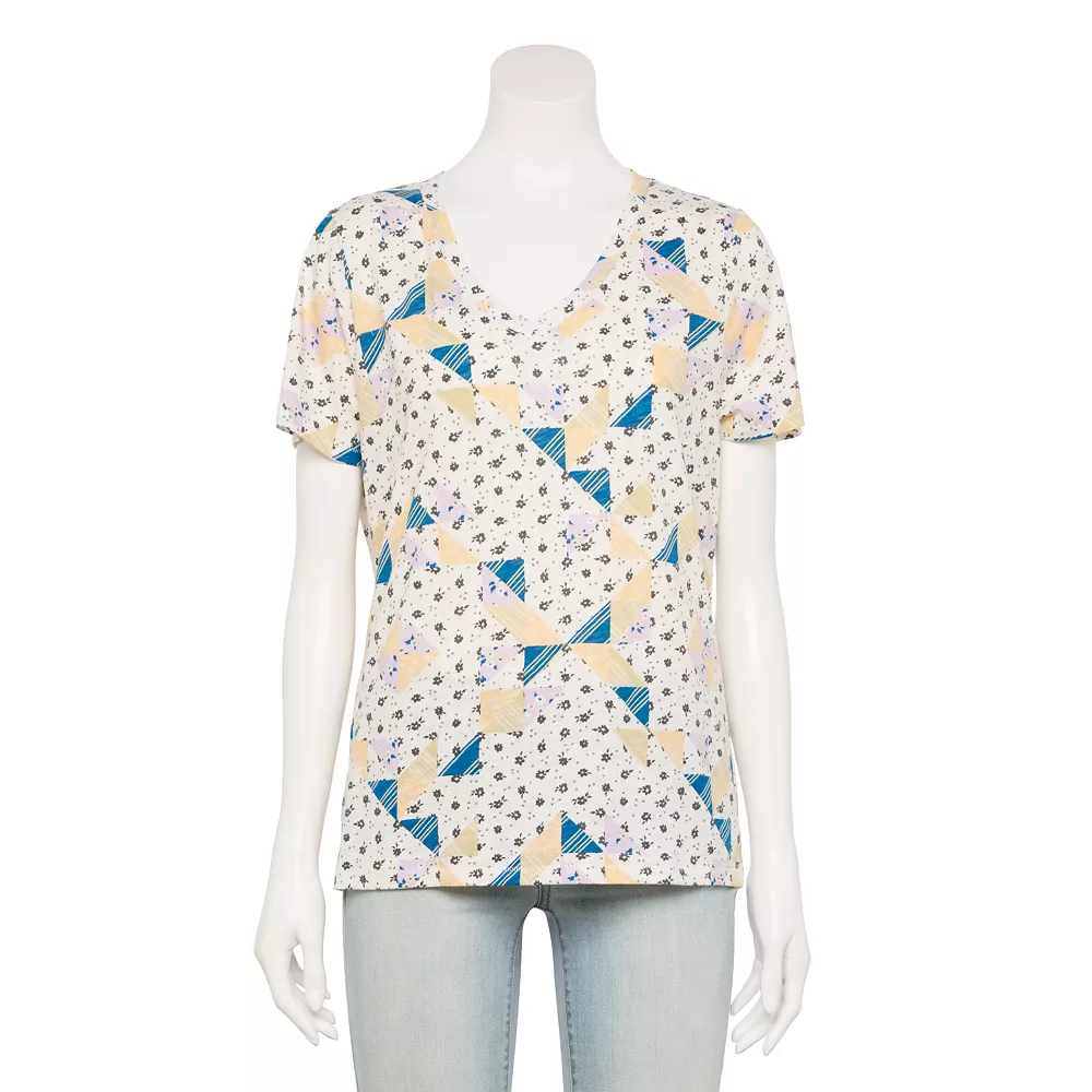 Women's Sonoma Goods For Life® Everyday V-Neck Tee 46 Women's Sonoma Goods For Life® Everyday V-Neck Tee - Image 46