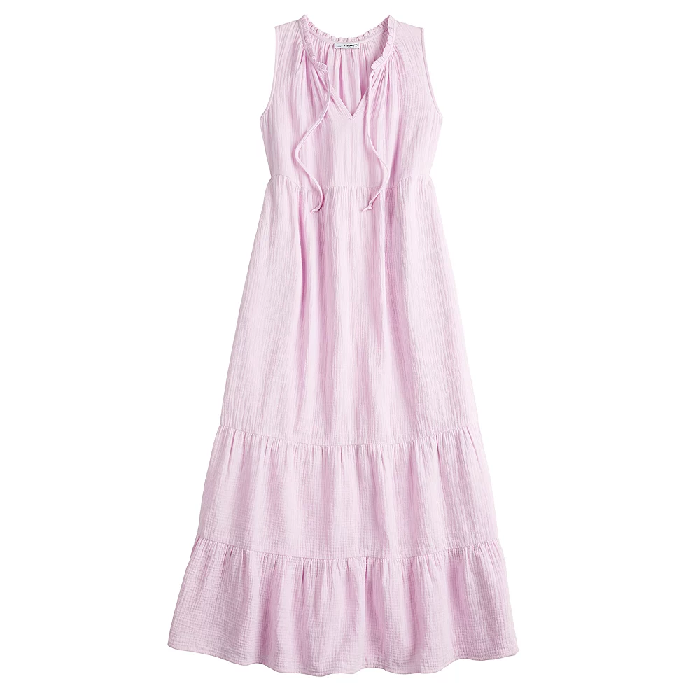 Women's Sonoma Goods For Life® x Lauren Lane Sleeveless Tiered Dress 5 Women's Sonoma Goods For Life® x Lauren Lane Sleeveless Tiered Dress - Image 5