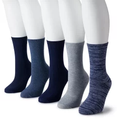 Women's Sonoma Goods For LifeĀ® 5-Pack Geo Crew Socks