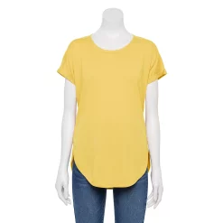 Women's Sonoma Goods For Life® Supersoft Dolman Tunic 55 Women's Sonoma Goods For Life® Supersoft Dolman Tunic -True Fit Shop 5499245 Yellow