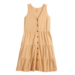 Women's Sonoma Goods For Life® Sleeveless Tiered Knit Dress 13 Women's Sonoma Goods For Life® Sleeveless Tiered Knit Dress -True Fit Shop 5501602 ALT5