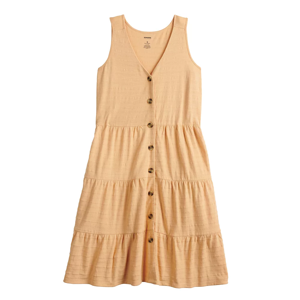 Women's Sonoma Goods For Life® Sleeveless Tiered Knit Dress 7 Women's Sonoma Goods For Life® Sleeveless Tiered Knit Dress - Image 7