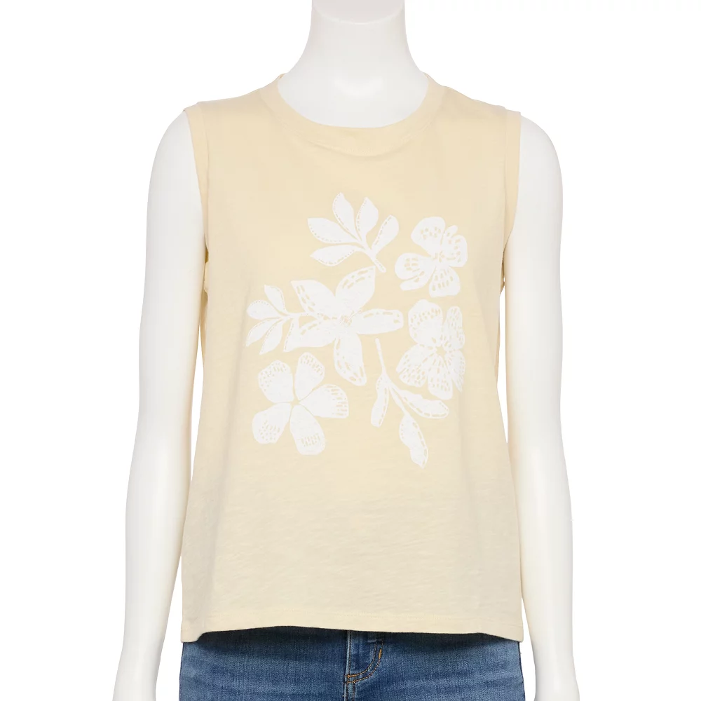 Women's Sonoma Goods For Life® Muscle Graphic Tank 3 Women's Sonoma Goods For Life® Muscle Graphic Tank - Image 3