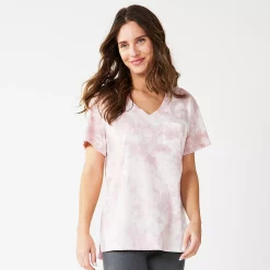 Women's Sonoma Goods For Life® Tunic Tee 13 Women's Sonoma Goods For Life® Tunic Tee -True Fit Shop 5508079 Lilac Pink Dye