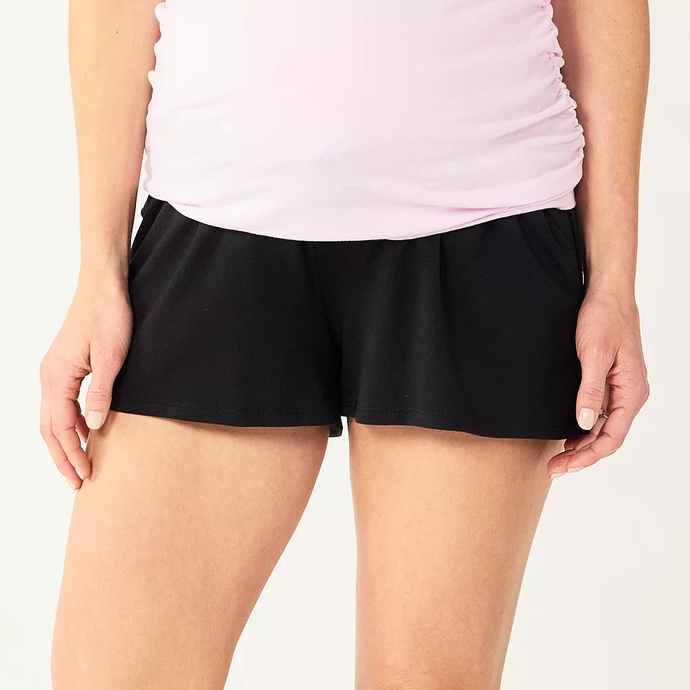 Maternity Sonoma Goods For Life® Under-The-Belly Lounge Shorts 4 Maternity Sonoma Goods For Life® Under-The-Belly Lounge Shorts - Image 4