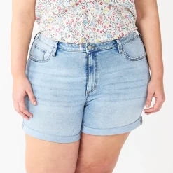 Plus Size Sonoma Goods For Life® Premium Mom Shorts 6 Plus Size Sonoma Goods For Life® Premium Mom Shorts -True Fit Shop 5513061 Tannery