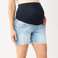 Maternity Sonoma Goods For Life® Over-The-Belly Panel Jean Shorts 13 Maternity Sonoma Goods For Life® Over-The-Belly Panel Jean Shorts -True Fit Shop 5514842 ALT2