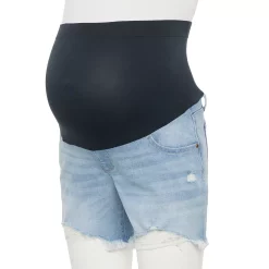 Maternity Sonoma Goods For Life® Over-The-Belly Panel Jean Shorts 11 Maternity Sonoma Goods For Life® Over-The-Belly Panel Jean Shorts -True Fit Shop 5514842 Light Wash