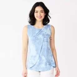 Maternity Sonoma Goods For LifeĀ® Sleeveless Tulip-Front Nursing Top