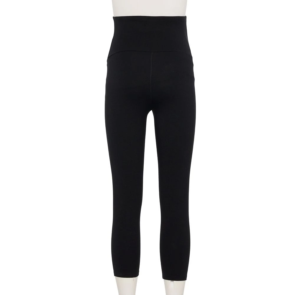 Maternity Sonoma Goods For Life® Over-The-Belly Cropped Leggings 3 Maternity Sonoma Goods For Life® Over-The-Belly Cropped Leggings - Image 3