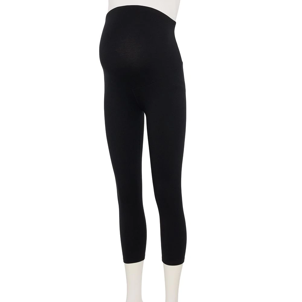 Maternity Sonoma Goods For Life® Over-The-Belly Cropped Leggings 2 Maternity Sonoma Goods For Life® Over-The-Belly Cropped Leggings - Image 2