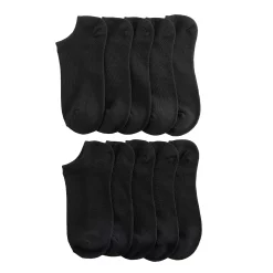 Women's Sonoma Goods For Life® 10-Pack No Show Marled Socks 9 Women's Sonoma Goods For Life® 10-Pack No Show Marled Socks -True Fit Shop 5521589 Black