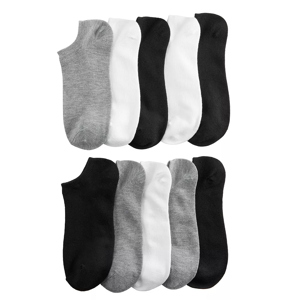 Women's Sonoma Goods For Life® 10-Pack No Show Marled Socks 2 Women's Sonoma Goods For Life® 10-Pack No Show Marled Socks - Image 2