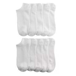 Women's Sonoma Goods For Life® 10-Pack No Show Marled Socks 8 Women's Sonoma Goods For Life® 10-Pack No Show Marled Socks -True Fit Shop 5521589 White