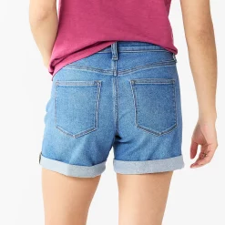 Women's Sonoma Goods For Life® High-Rise Curvy 5" Denim Shorts 10 Women's Sonoma Goods For Life® High-Rise Curvy 5" Denim Shorts -True Fit Shop 5522148 ALT