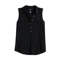 Women's Sonoma Goods For Life® Popover V-neck Utility Tank -True Fit Shop 5522895 ALT5