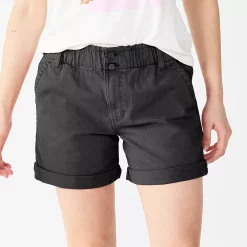 Women's Sonoma Goods For Life® Paperbag waist Denim Shorts 9 Women's Sonoma Goods For Life® Paperbag waist Denim Shorts -True Fit Shop 5523356 Maffei