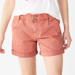 Women's Sonoma Goods For LifeĀ® Paperbag waist Denim Shorts