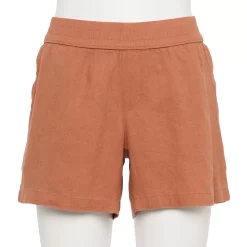 Women's Sonoma Goods For Life® 5" Pull-On Easy Shorts 14 Women's Sonoma Goods For Life® 5" Pull-On Easy Shorts -True Fit Shop 5526329 Mocha Frosting