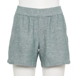 Women's Sonoma Goods For Life® 5" Pull-On Easy Shorts 12 Women's Sonoma Goods For Life® 5" Pull-On Easy Shorts -True Fit Shop 5526329 Nostalgic Green