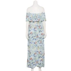 Maternity Sonoma Goods For Life® Ruffled Off-The-Shoulder Maxi Print Dress 5 Maternity Sonoma Goods For Life® Ruffled Off-The-Shoulder Maxi Print Dress -True Fit Shop 5526627 ALT