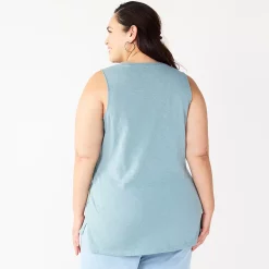 Plus Size Sonoma Goods For Life® Graphic Muscle Tank 25 Plus Size Sonoma Goods For Life® Graphic Muscle Tank -True Fit Shop 5529302 ALT