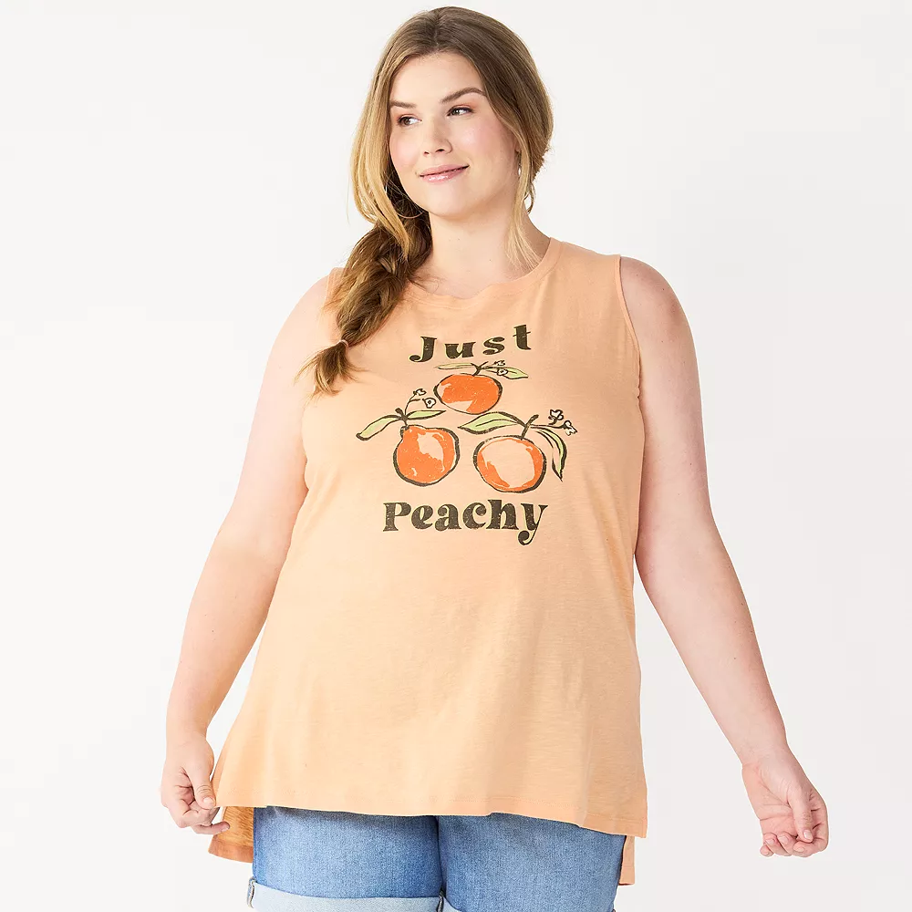 Plus Size Sonoma Goods For Life® Graphic Muscle Tank 2 Plus Size Sonoma Goods For Life® Graphic Muscle Tank - Image 2