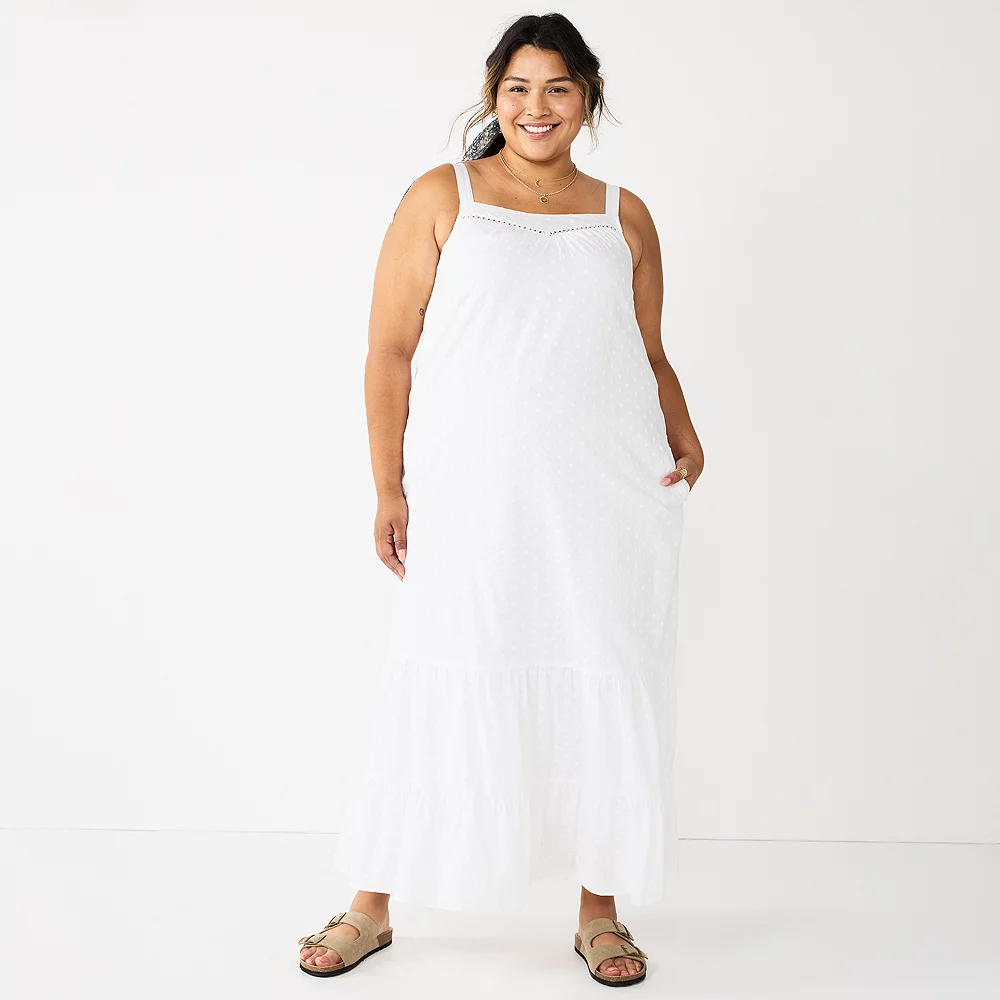 Women's Sonoma Goods For Life® Tiered Maxi Dress 1 Women's Sonoma Goods For Life® Tiered Maxi Dress