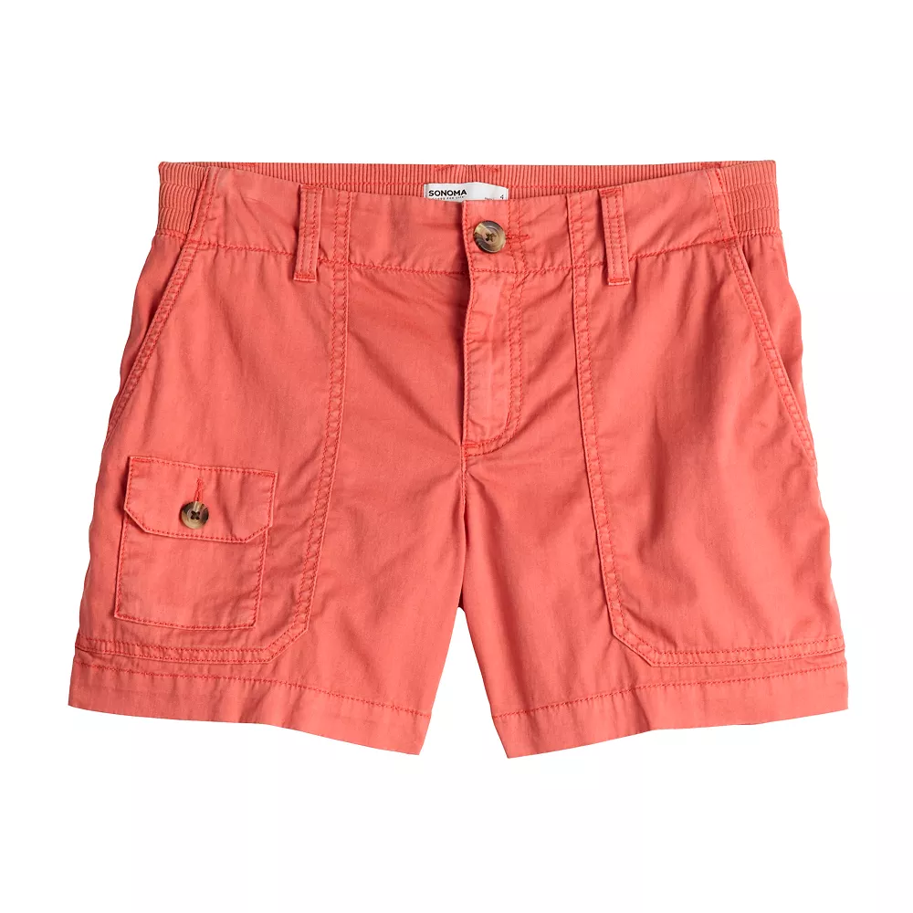 Women's Sonoma Goods For Life® Comfort Waist 5" Utility Shorts 10 Women's Sonoma Goods For Life® Comfort Waist 5" Utility Shorts - Image 10