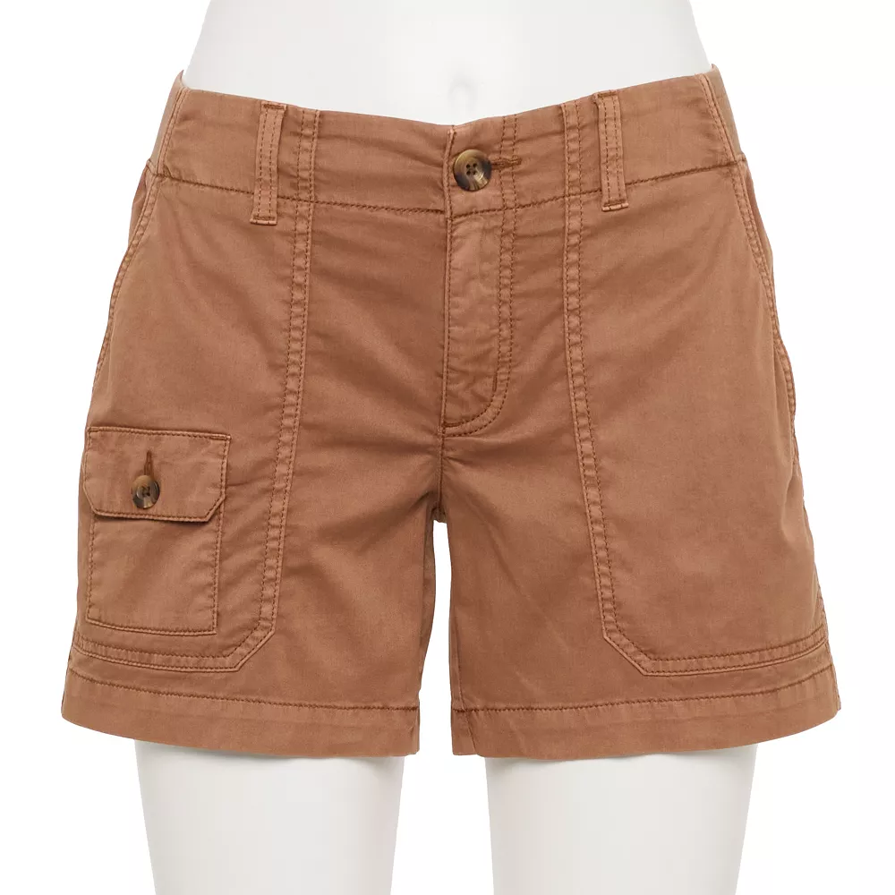 Women's Sonoma Goods For Life® Comfort Waist 5" Utility Shorts 8 Women's Sonoma Goods For Life® Comfort Waist 5" Utility Shorts - Image 8