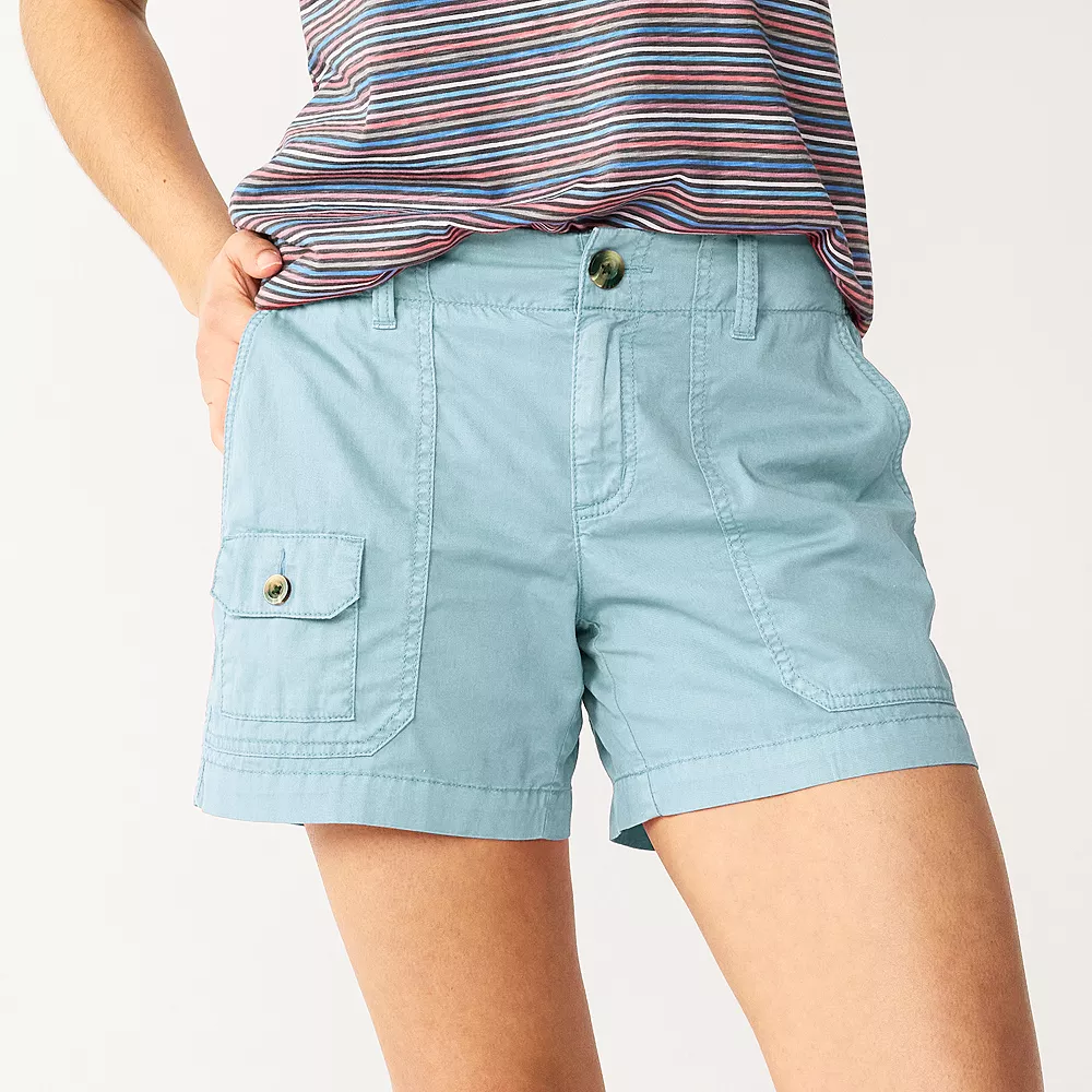 Women's Sonoma Goods For Life® Comfort Waist 5" Utility Shorts 3 Women's Sonoma Goods For Life® Comfort Waist 5" Utility Shorts - Image 3