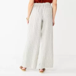 Women's Sonoma Goods For Life® Wide-Leg Linen Blend Pants 11 Women's Sonoma Goods For Life® Wide-Leg Linen Blend Pants -True Fit Shop 5545402 ALT