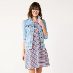 Women's Sonoma Goods For Life® Sleeveless Swing Dress 12 Women's Sonoma Goods For Life® Sleeveless Swing Dress -True Fit Shop 5546448 Americana Stripe