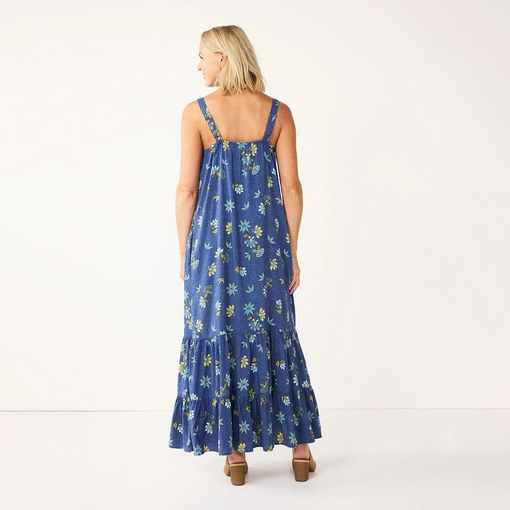 Women's Sonoma Goods For Life® Tiered Maxi Dress 4 Women's Sonoma Goods For Life® Tiered Maxi Dress - Image 4