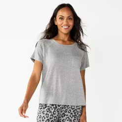 Women's Sonoma Goods For LifeĀ® Essential Short Sleeve Pajama Top