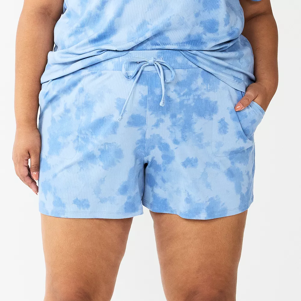 Plus Size Sonoma Goods For Life® Essential Pajama Shorts 4 Plus Size Sonoma Goods For Life® Essential Pajama Shorts - Image 4