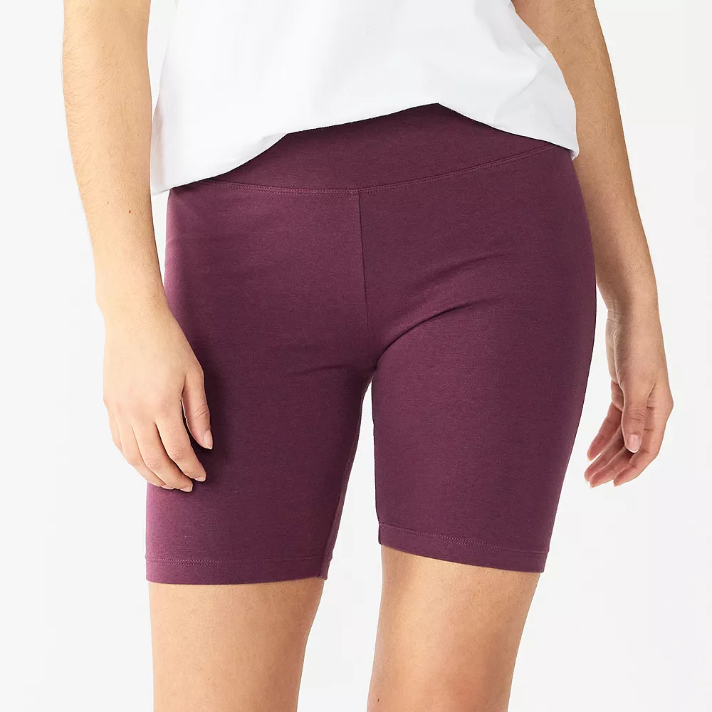 Petite Sonoma Goods For Life® High-Waisted Bike Shorts 3 Petite Sonoma Goods For Life® High-Waisted Bike Shorts - Image 3