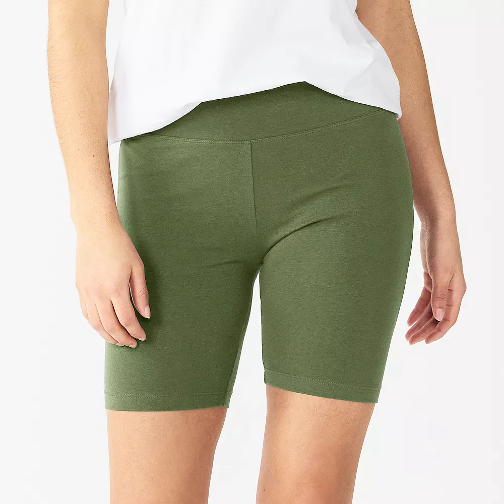 Petite Sonoma Goods For Life® High-Waisted Bike Shorts 1 Petite Sonoma Goods For Life® High-Waisted Bike Shorts