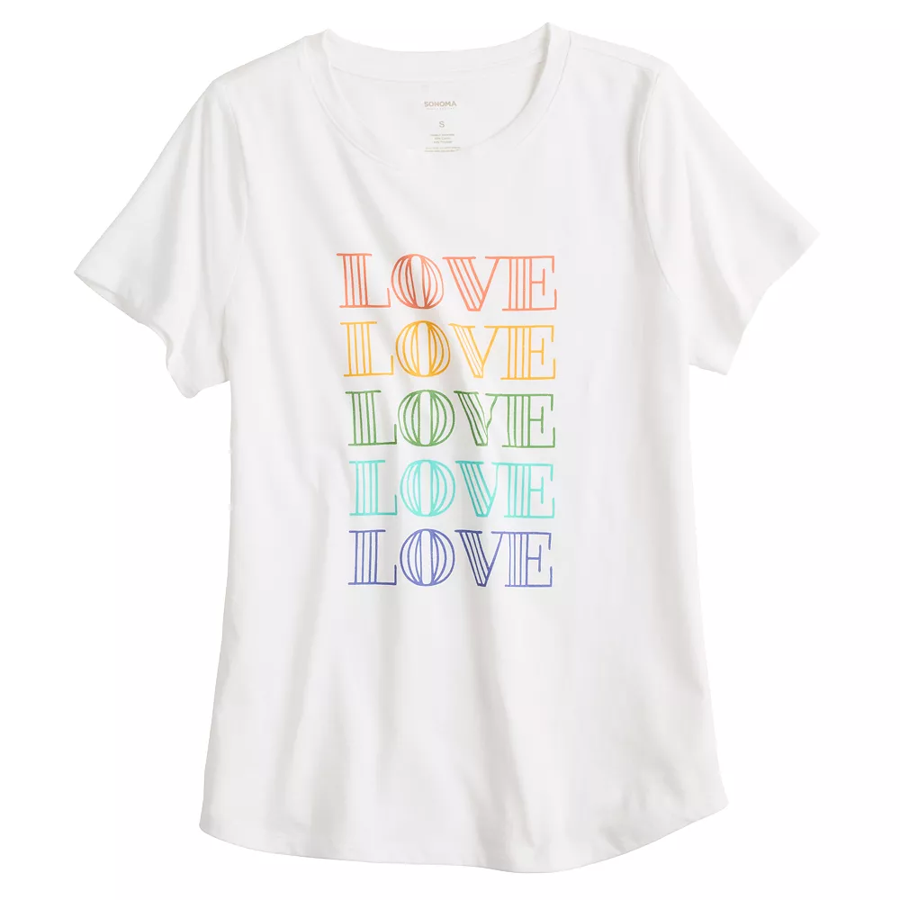 Women's Sonoma Goods For Life® Pride Graphic Tee 3 Women's Sonoma Goods For Life® Pride Graphic Tee - Image 3