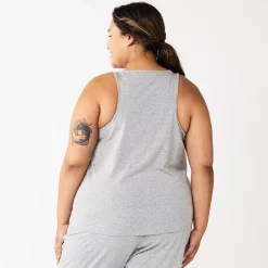 Plus Size Sonoma Goods For Life® Essential Pajama Tank Top 7 Plus Size Sonoma Goods For Life® Essential Pajama Tank Top -True Fit Shop 5558714 ALT