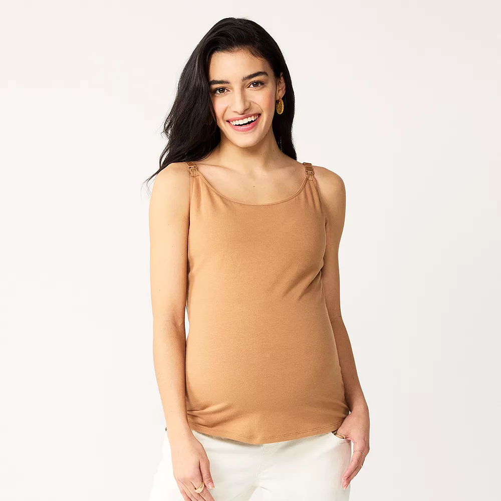 Maternity Sonoma Goods For Life® Nursing Shelf Cami 7 Maternity Sonoma Goods For Life® Nursing Shelf Cami - Image 7