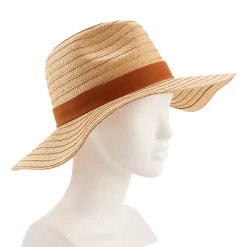 Women's Sonoma Goods For Life Straw Panama Hat -True Fit Shop 5568039 ALT3